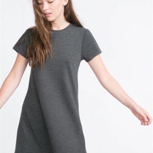 Zara gray t shirt dress size S